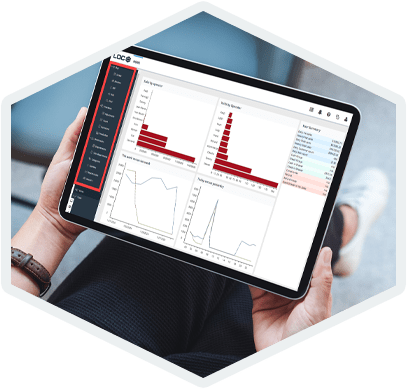supply chain software on tablet cloud solution